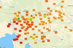 Med vzhodno in zahodno Slovenijo velika temperaturna razlika #animacija