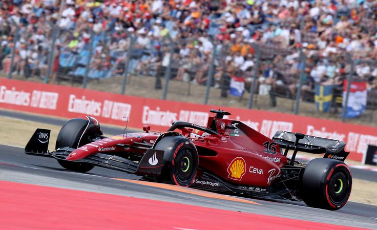 Leclerc je bil na prvem treningu tretji. | Foto: Reuters