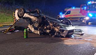 Zaradi vožnje v napačno smer huda tragedija na slovenski avtocesti