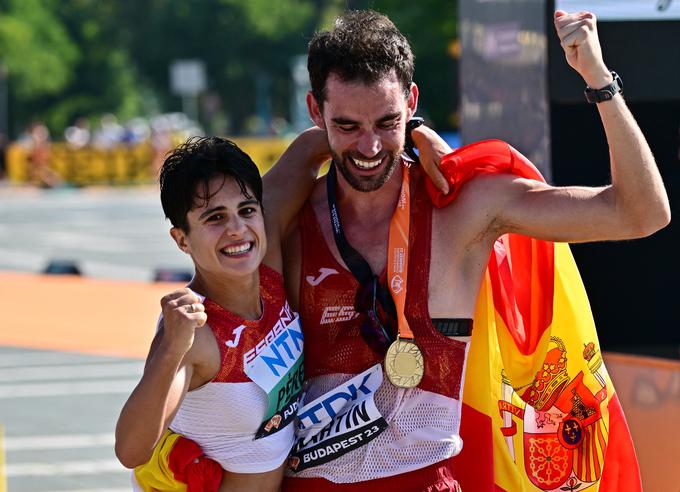 Maria Perez in Alvaro Martin sta bila najhitrejša na Madžarskem, | Foto: Reuters