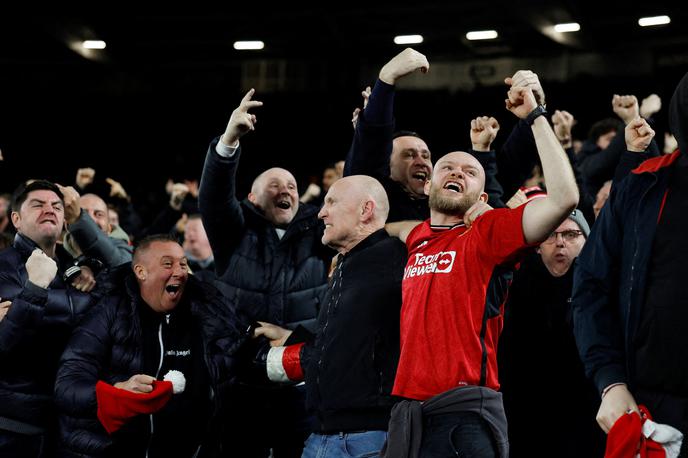 Benjamin Šeško | Navijači Manchester Uniteda nestrpno čakajo novo tekmo rdečih vragov. Benjamin Šeško in druščina bodo konec tedna gostili Crystal Palace. | Foto Reuters