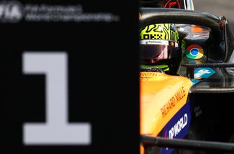Lando Norris bi bil s tretjo zaporedno zmago še bližje številki 1