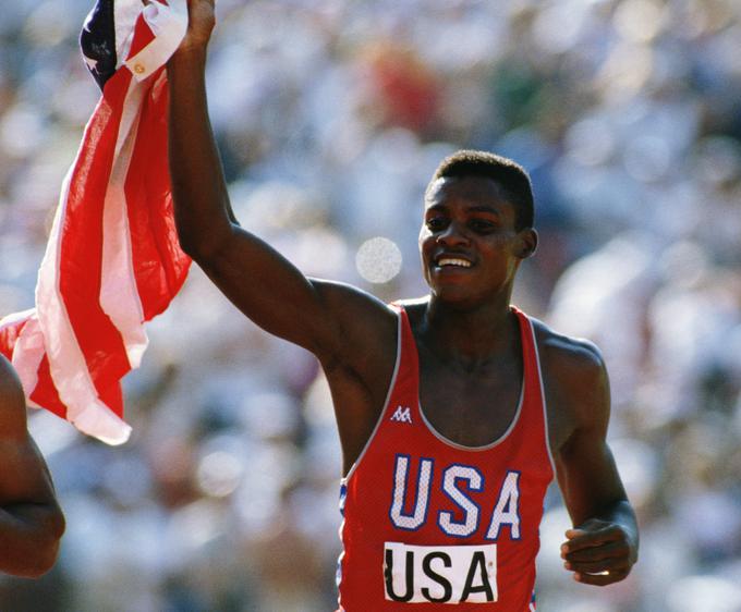 Carl Lewis je na OI v Los Angelesu leta 1984 osvojil štiri zlate medalje. | Foto: Guliverimage/Getty Images