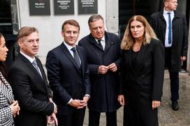 Emmanuel Macron, Robert Goob, Tina Gaber, Zoran Janković