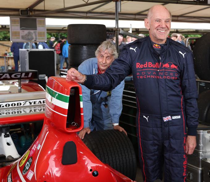 Adrian Newey s starim Laudovim Ferrarijem | Foto: Guliverimage