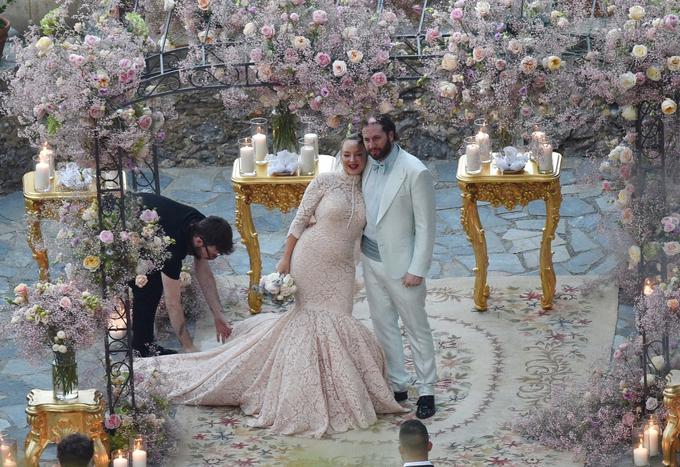 Poročila sta se na terasi razkošne italijanske vile Olivetta v Portofinu. | Foto: Profimedia