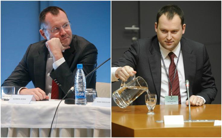 Matija in Klemen Šešok sta precej neuspešna pri vodenju kranjske Iskre - lani jo je pred izgubo rešila le sodna poravnava z mariborsko občino v zadevi radarji -, medtem pa bolje kaže njunemu beograjskemu projektu logističnega centra. Po njunih besedah je zanimanje za najem veliko. | Foto: STA ,
