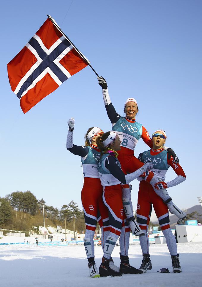 Marit Björgen je na zimskih olimpijskih igrah osvojila kar 15 medalj! | Foto: Reuters