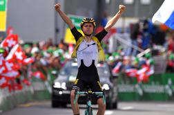 Mohorič ni zdržal zadnjega vzpona, etapa Nizozemcu, vodstvo Kolumbijcu