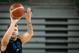 slovenska košarkarska reprezentanca trening