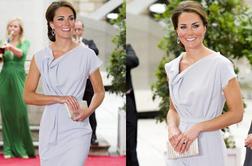 Večno elegantna Kate Middleton v srbski kreaciji