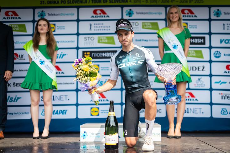 Švicar Fabio Christen je novi vodilni na dirki. | Foto: Jure Banfi