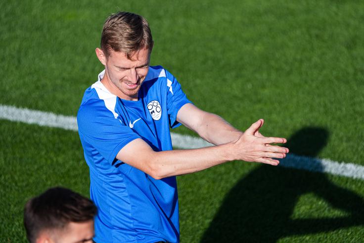 Žan Karničnik: "Malo časa je, da bi uvedli kaj novega. S fanti se že tako dolgo poznamo in igramo skupaj dolga leta, da selektor točno ve, kaj od koga pričakovati." | Foto: Aleš Fevžer