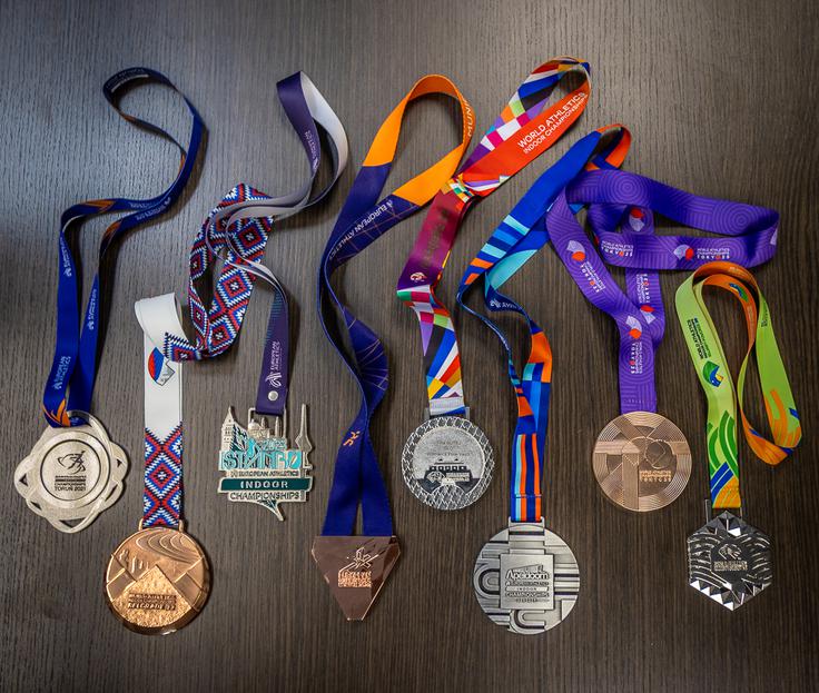 Tina Šutej, medalje | Foto: Peter Kastelic/AZS