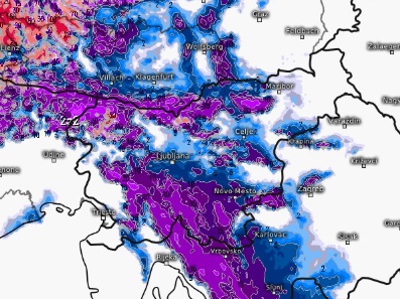 Danes in jutri do 20 stopinj Celzija, nato vremenski šok: minus, precej snega in močni sunki vetra