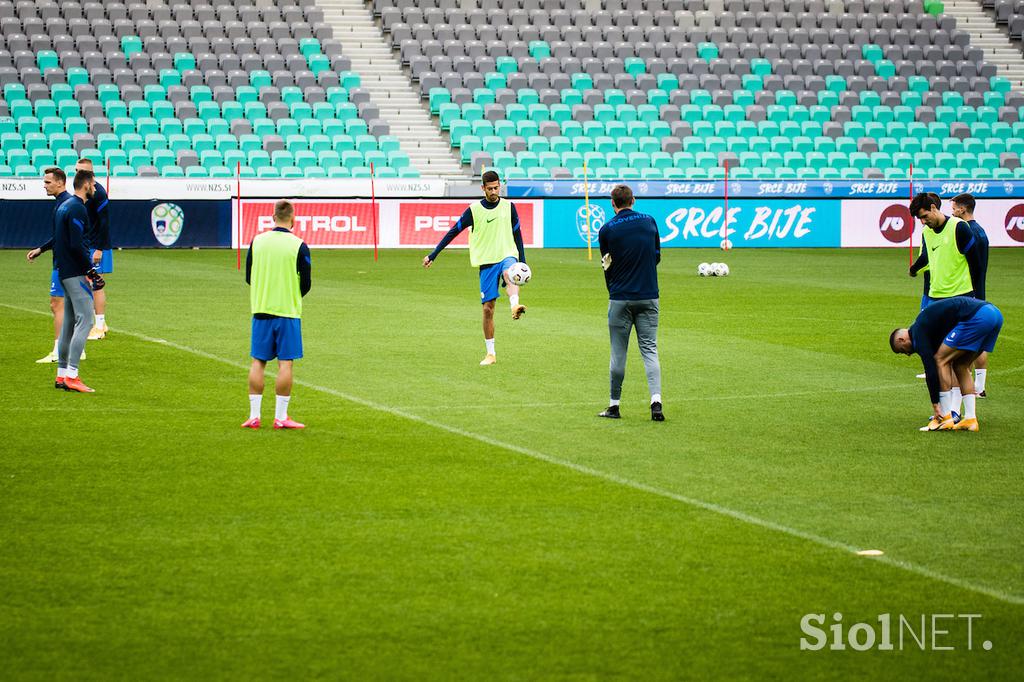 trening slovenske nogometne reprezentance, Stožice, San Marino