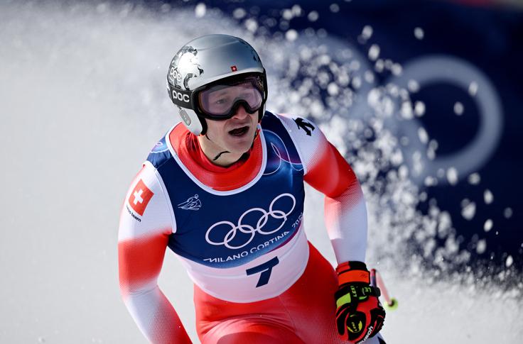 Marco Odermatt je ostal brez odličja. | Foto: Reuters