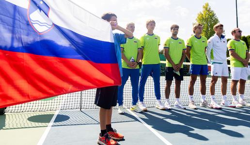 Odličen začetek Davisovega pokala za Slovenijo