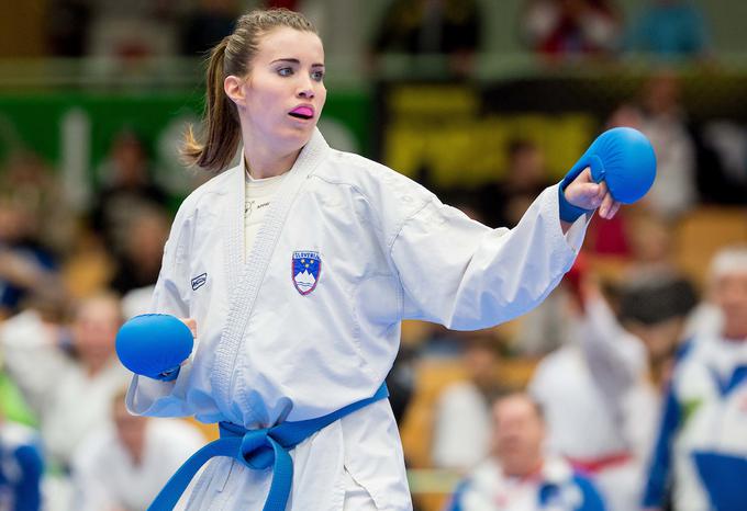 Tjaša Ristić je v trenutno ena najboljših slovenskih tekmovalk v športnem karateju. | Foto: Vid Ponikvar