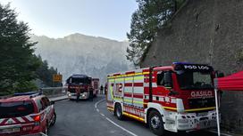 požar, Bovec, gasilci