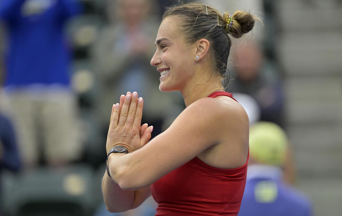 Arina Sabalenka | Arina Sabalenka je v osmini finala zlahka opravila z britansko tekmico. | Foto Reuters