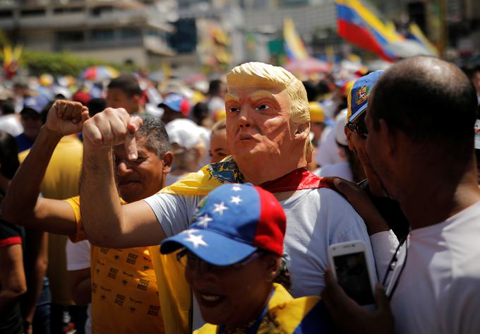 Donald Trump Venezuela protesti Maduro | Foto: Reuters