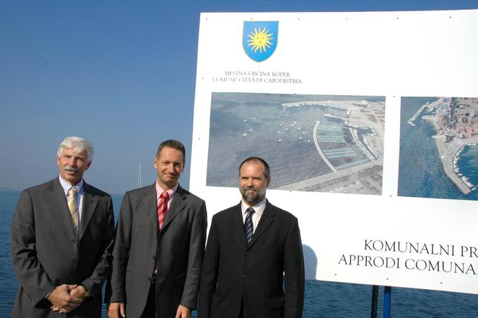 Koprski župan Boris Popovič je začel zagovarjati gradnjo proge od Kopra do Trsta. | Foto: STA ,
