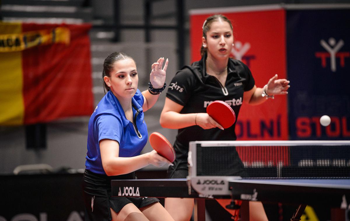 Sara Tokić | Sara Tokić je v paru z Romunko Bianco Mei Rosu osvojila bronasto kolajno. | Foto worldtabletennis.com