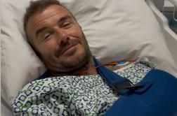 David Beckham je pristal v bolnišnici