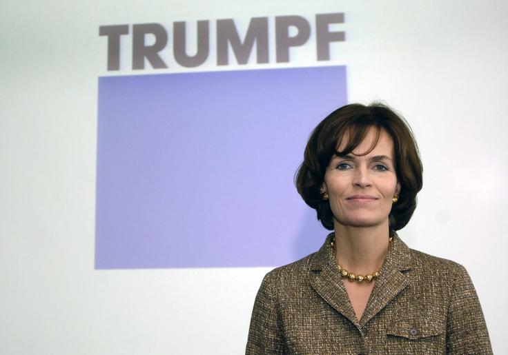 Nicola Leibinger-Kammüller vodi strojniško podjetje Trumpf s sedežem v Ditzingenu, ki med drugim proizvaja obdelovalne stroje, lasersko tehnologijo in elektroniko za industrijo. | Foto: Guliverimage