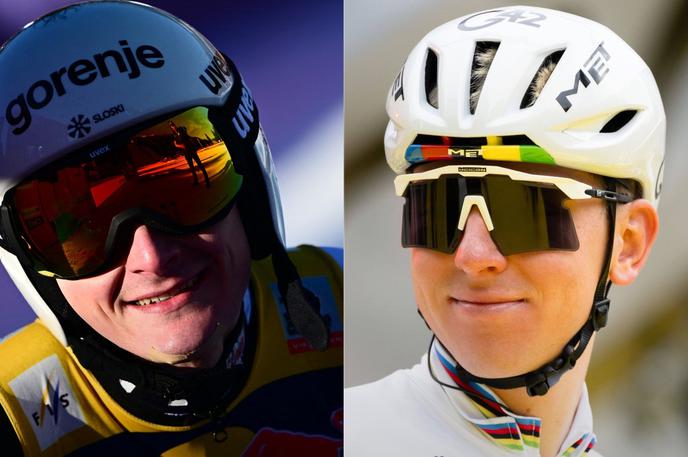 Domen Prevc Tadej Pogačar | Domen Prevc je v iztekli sezoni postavil zelo visoka merila. Tadej Pogačar gre po tej poti, da bo primerjava za športnika leta skoraj nehvaležna, sploh če bo Pogi nadaljeval v takšnem ritmu. | Foto Reuters/Guliverimage