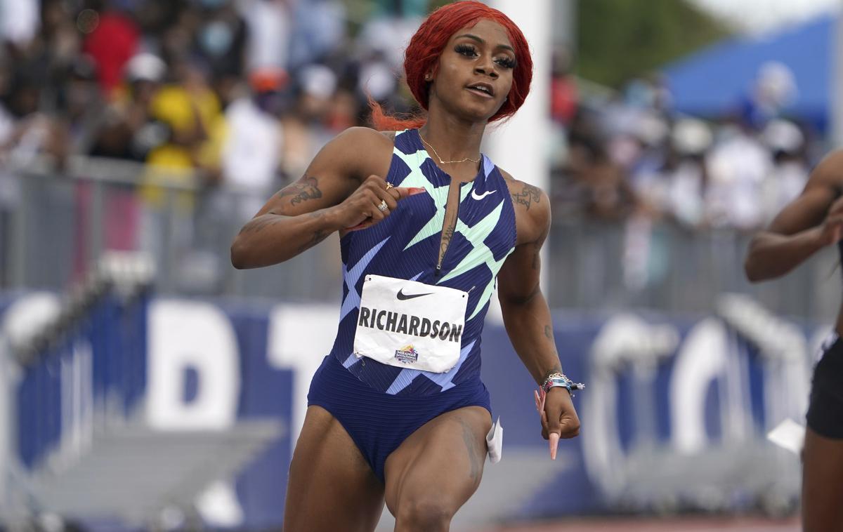 Sha'Carri Richardson | Sha'Carri Richardson je v teku na 100 metrov je zmagala s časom 10,72 sekunde, kar je deveti najboljši čas v zgodovini v tej disciplini.  | Foto Guliverimage