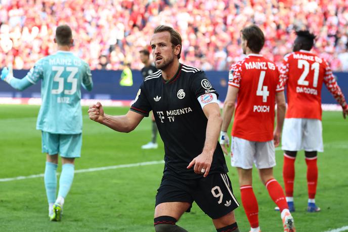 Harry Kane | Izbranci Vincenta Kompanyja so po prvem polčasu v Mainzu zaostajali kar z 0:3, nato pa zmagali s 4:3. | Foto Reuters