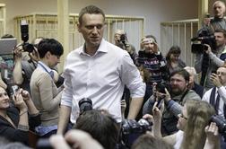Putinov nasprotnik Navalni pričal na sodišču