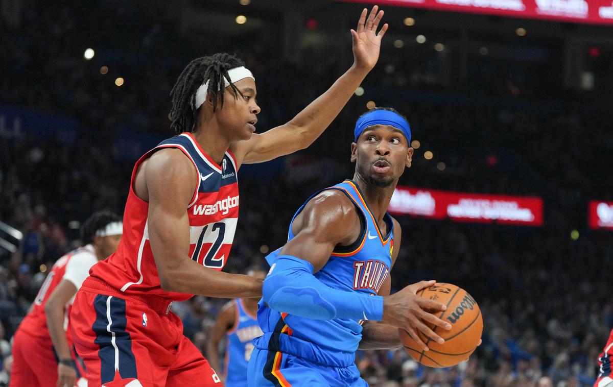 Shai Gilgeous-Alexande | Shai Gilgeous-Alexande je spet blestel, a tokrat so igrali za zbolelega Nikolo Topića. | Foto Guliverimage