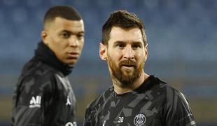 Messi in Mbappe po poškodbah spet trenirata