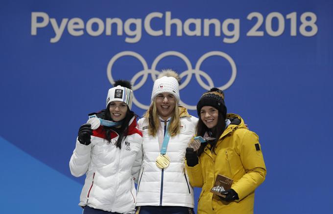 Ester Ledecka, novo ime na superveleslalomskem Olimpu. | Foto: Reuters