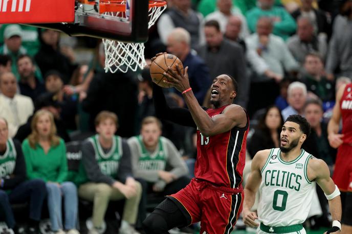 Bam Adebayo Miami Heat Boston Celtics | Bam Adebayo je dosegel dvojnega dvojčka. | Foto Reuters