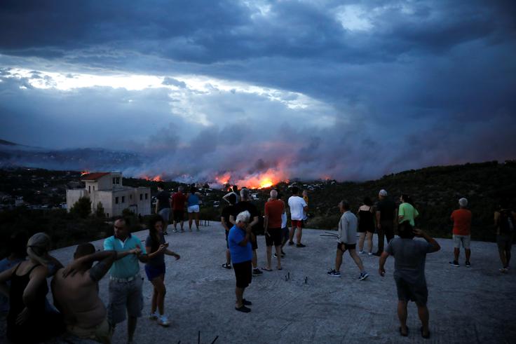 Grčija požar | Foto: Reuters