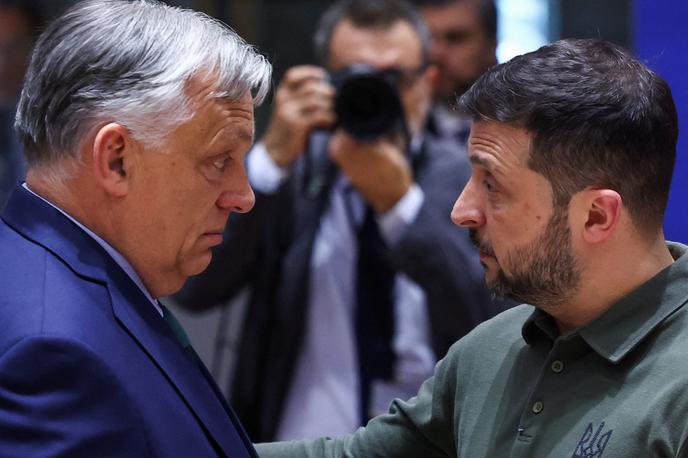 Viktor Orban in Volodimir Zelenski | Foto Reuters