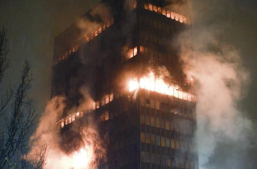 Zaradi požara Vjesnikove stolpnice ovadili dva 18-letnika