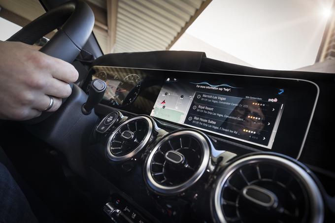 Širok digitalni zaslon bo glavna notranja novo mercedes-benza razreda A. | Foto: Mercedes-Benz
