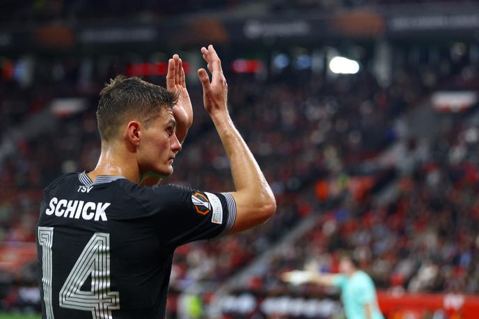 Patrik Schick | Čeh Patrik Schick se proti Celju ni vpisal med strelce, je pa zadel v polno proti Leipzigu. | Foto Reuters