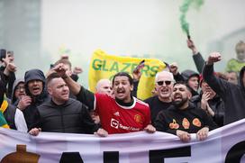 Manchester United navijači protest