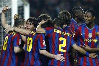 Tudi Barcelona v rdečih številkah
