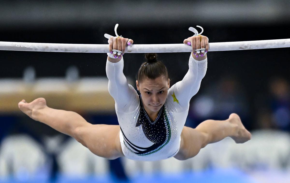 Lucija Hribar | Lucija Hribar si je kot prva Slovenka v zgodovini zagotovila nastop med svetovno elito v kraljevski disciplini mnogoboju.  | Foto Guliverimage