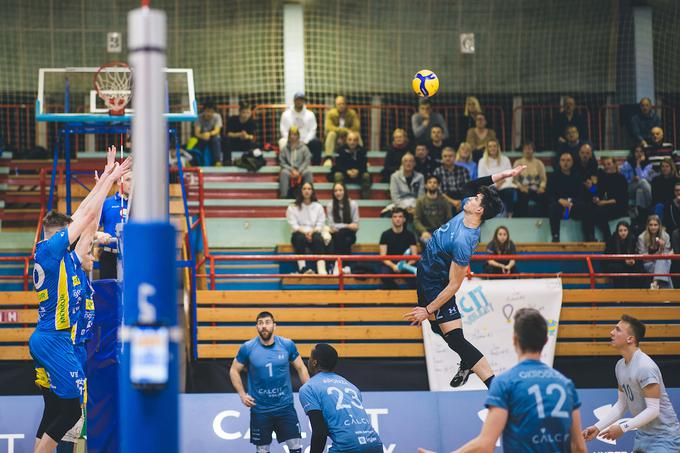 Calcit Volley : OK Merkur Maribor, polfinale državnega prvenstva | Foto: Grega Valančič/Sportida