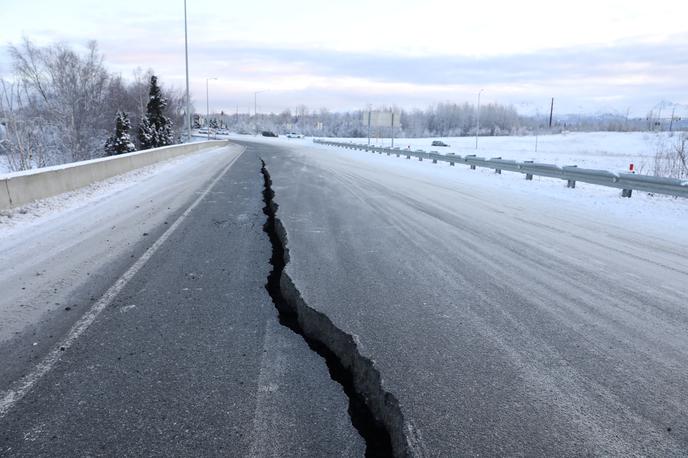 Aljaska potres | Aljaska je sicer del potresno aktivnega tihomorskega ognjenega obroča. | Foto Reuters