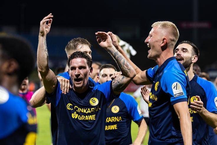 Celjane v play-offu kvalifikacij za elitno ligo prvakov čaka obračun s Slovanom iz Bratislave. | Foto: Jure Banfi