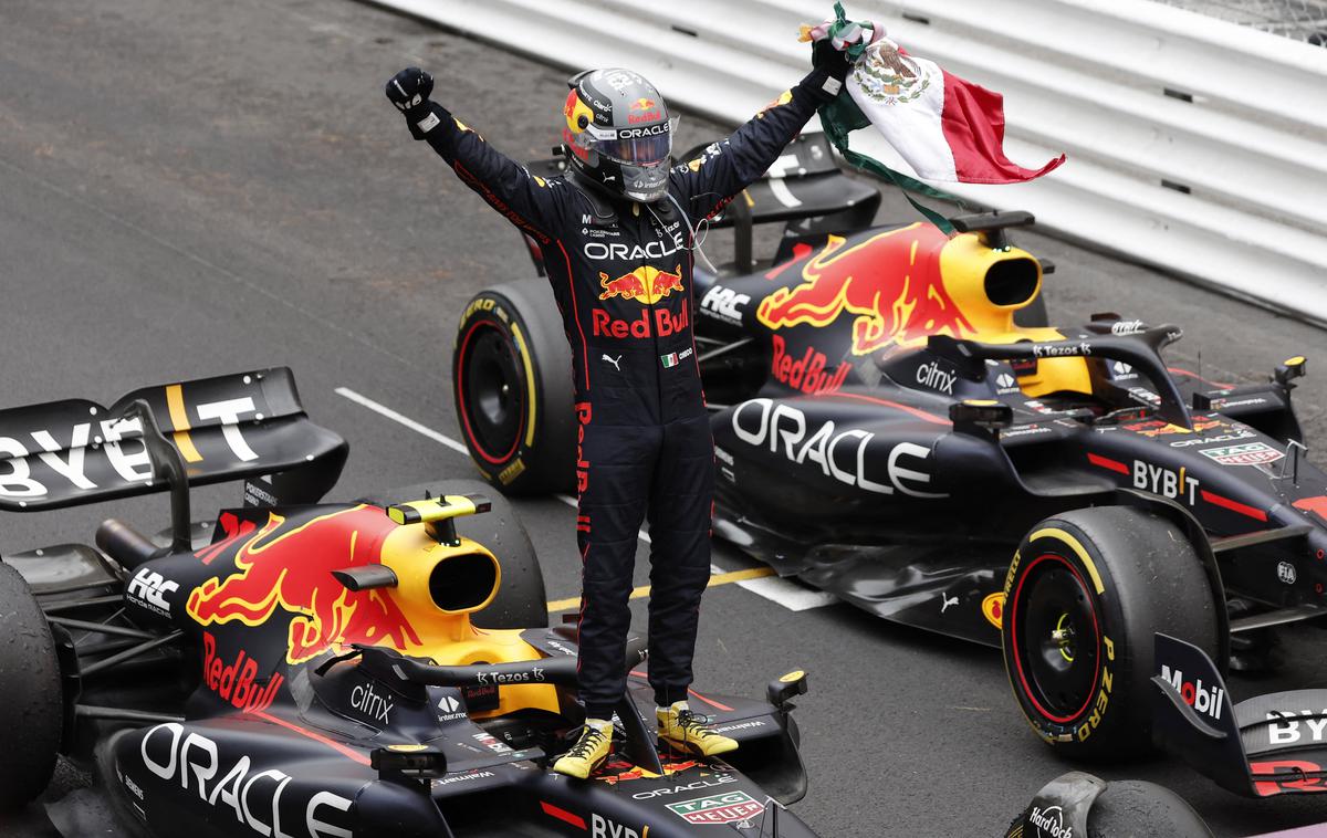 Monako Perez zmaga Red Bull | Sergio Perez je s tretjo zmago v karieri postal najuspešnejši Mehičan v zgodovini formule 1. | Foto Reuters